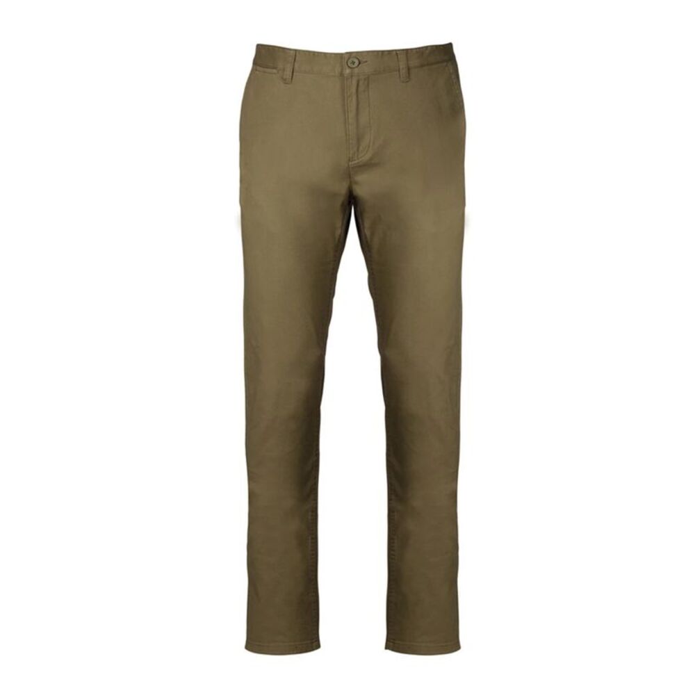 Kariban Mens Plain Modern Chinos / Light Khaki